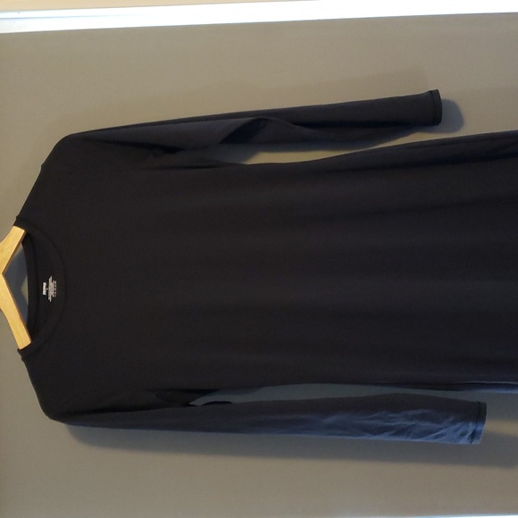 SKIMS *new* Fit Everybody black Onyx crew neck maxi  bodycon dress - Picture 5 of 8